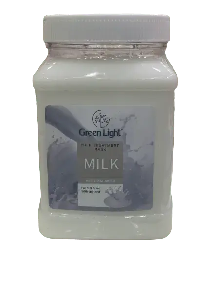 GREEN LIGHT Hair Treatment Mask MILK for dull and hair with split end 2000 ML - DOKAN