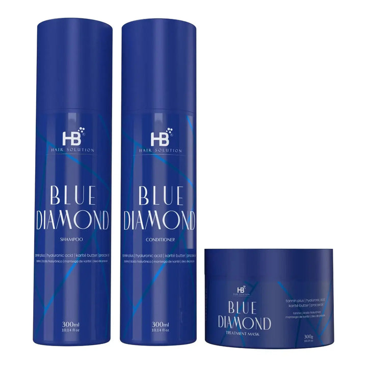 DOKAN HB HAIR SOLUTION Blue Diamond Anti Frizz Protein System HB