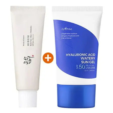 DOKAN Isntree Hyaluronic Acid Sun Gel + Beauty of Joseon Relief Sun Cream 2 Piece Sunscreen Set BEAUTY OF JOSEON + ISNTREE