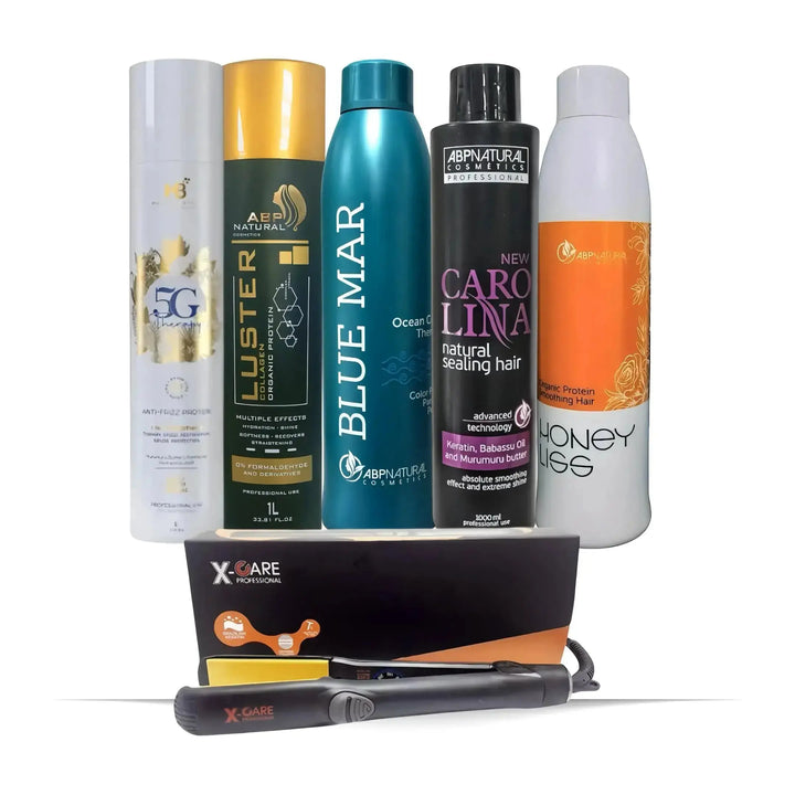 Brazilian Hair Treatment Protein + Professional Korean Ceramic Hair Iron JOLIE'S JOLIE'S