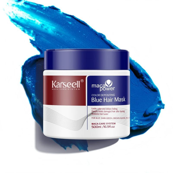 KARSEELL Blue Hair Color Depositing Mask 500 gm