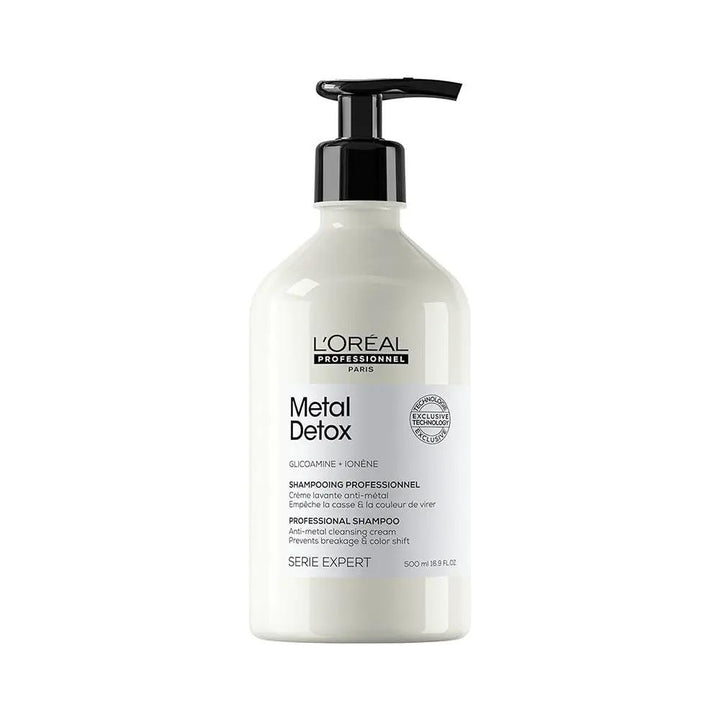 DOKAN L’Oreal  Professionnel Metal Detox Sulfate Free Shampoo with Glicoamine & Ionene for Hair Breakage 500 ml L'OREAL PROFESSIONNEL