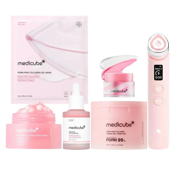 DOKAN MEDICUBE PDRN Booster Lip Pink Toning Collagen 6 Pcs Set Medicube