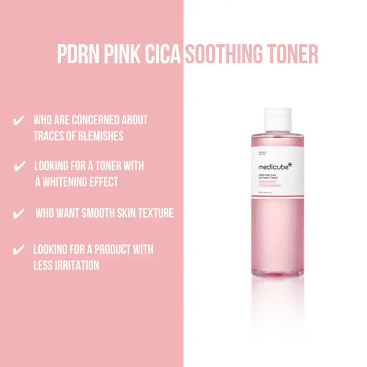 MEDICUBE PDRN Pink Cica Soothing Toner 120 ML Medicube JOLIE'S