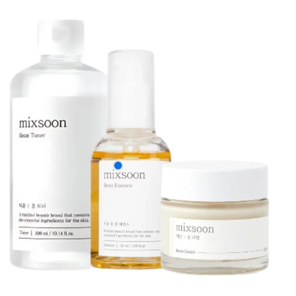DOKAN MIXSOON Bean Essence, Bean Cream and Bean Toner Set mixsoon