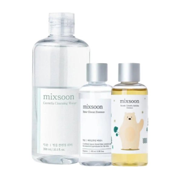 DOKAN MIXSOON Cleansing Water, Glucan Essence & Centella Asiatica Essence mixsoon
