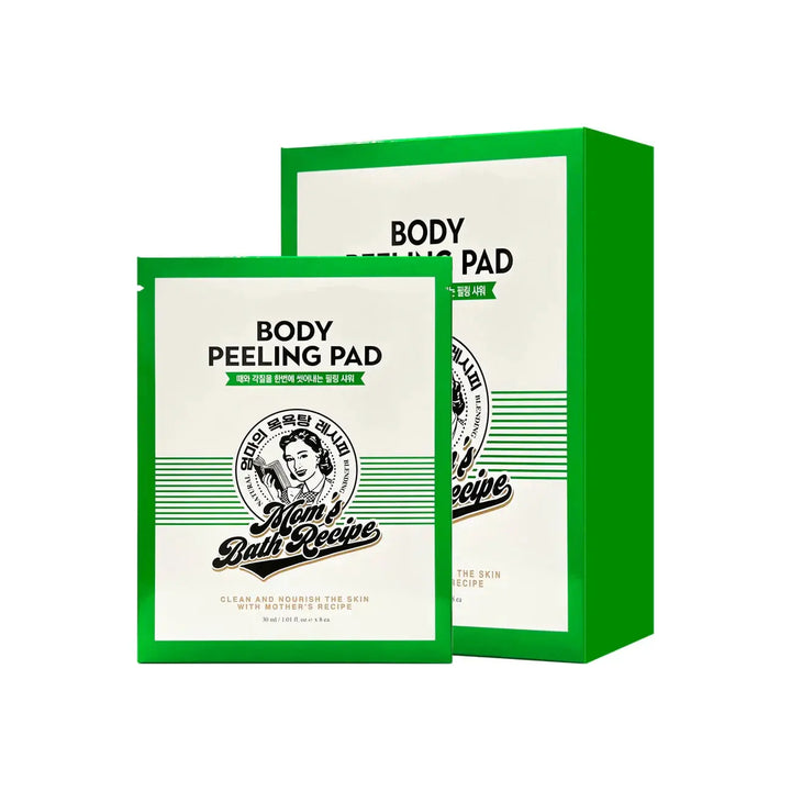 Moms' bath recipe body peeling pads set of 8, with 30ml/25ml in each pad.