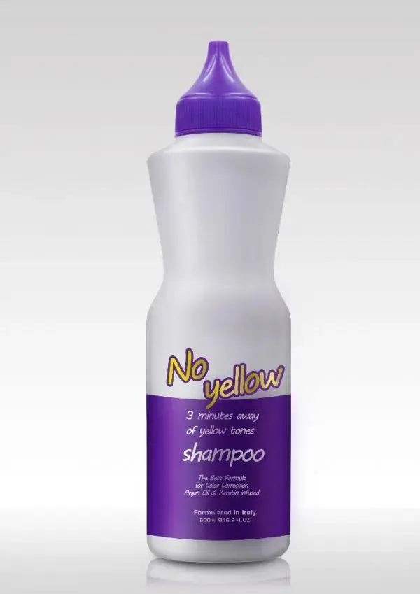 NUSPA 3 Minutes Purple No Yellow Shampoo Moisturizing Shimmer Correction Sulfate Free Argan Oil Keratin Protein Infused for Color Correction 500 ML - DOKAN