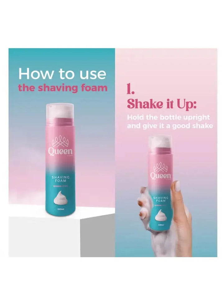 Queen By Lord Shaving Foam for women 200 ml QUEEN BY LORD JOLIE'S