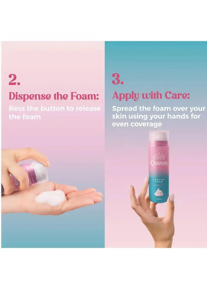 Queen By Lord Shaving Foam for women 200 ml QUEEN BY LORD JOLIE'S