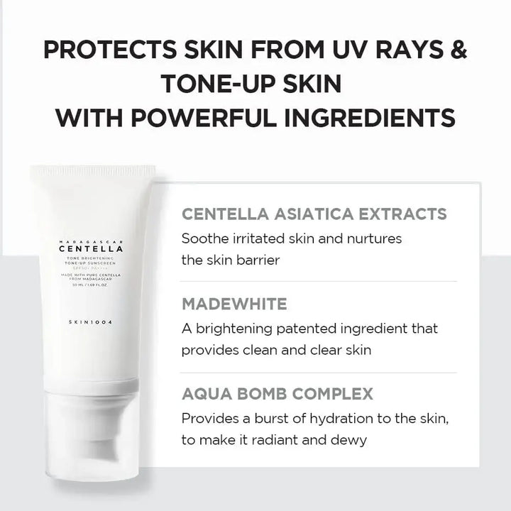 DOKAN SKIN1004 Madagascar Centella Tone Brightening Tone-Up Sunscreen 50 ml SKIN 1004
