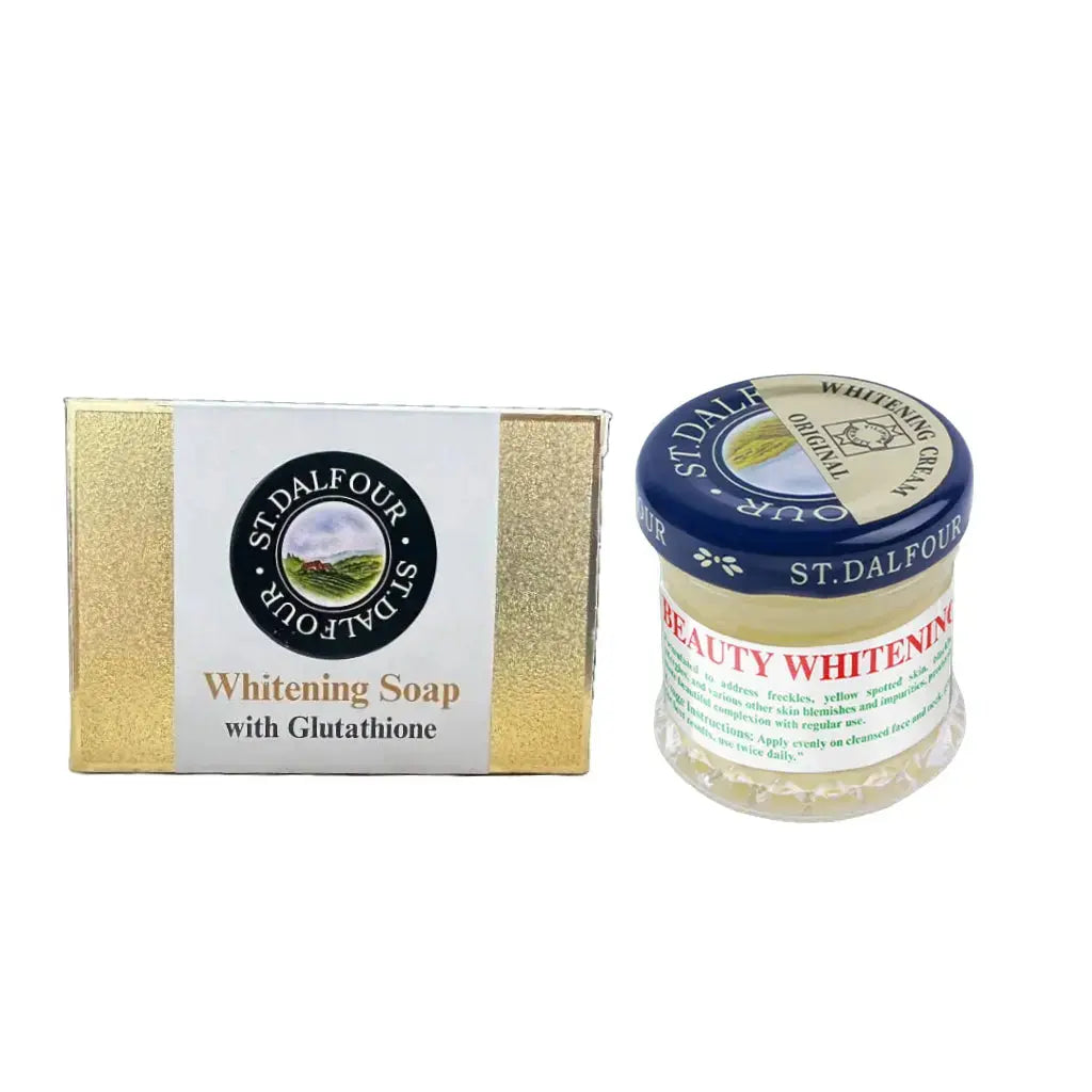 st dalfour whitening soap with glutathione St Dalfour Philpina Beauty Whitening Strong Formula Cream & Soap