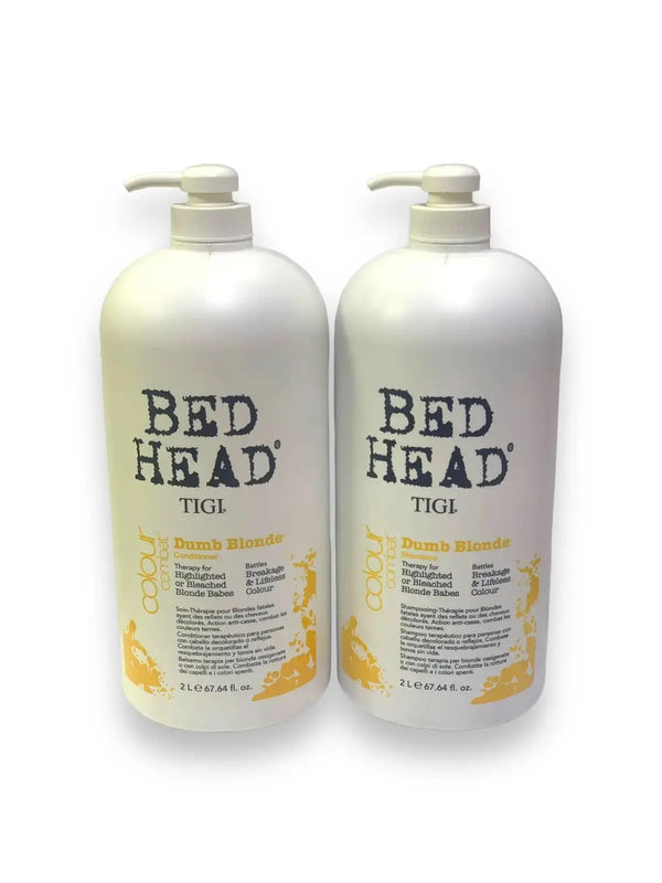 DOKAN TIGI BED HEAD Dumb Blonde Shampoo & Conditioner Set 2000 ML TIGI